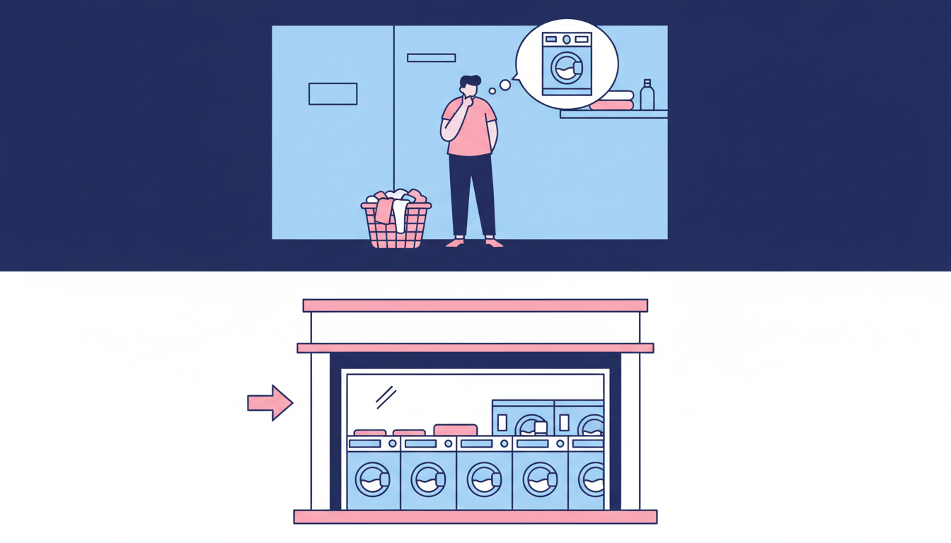 Apartment living without a washing machine