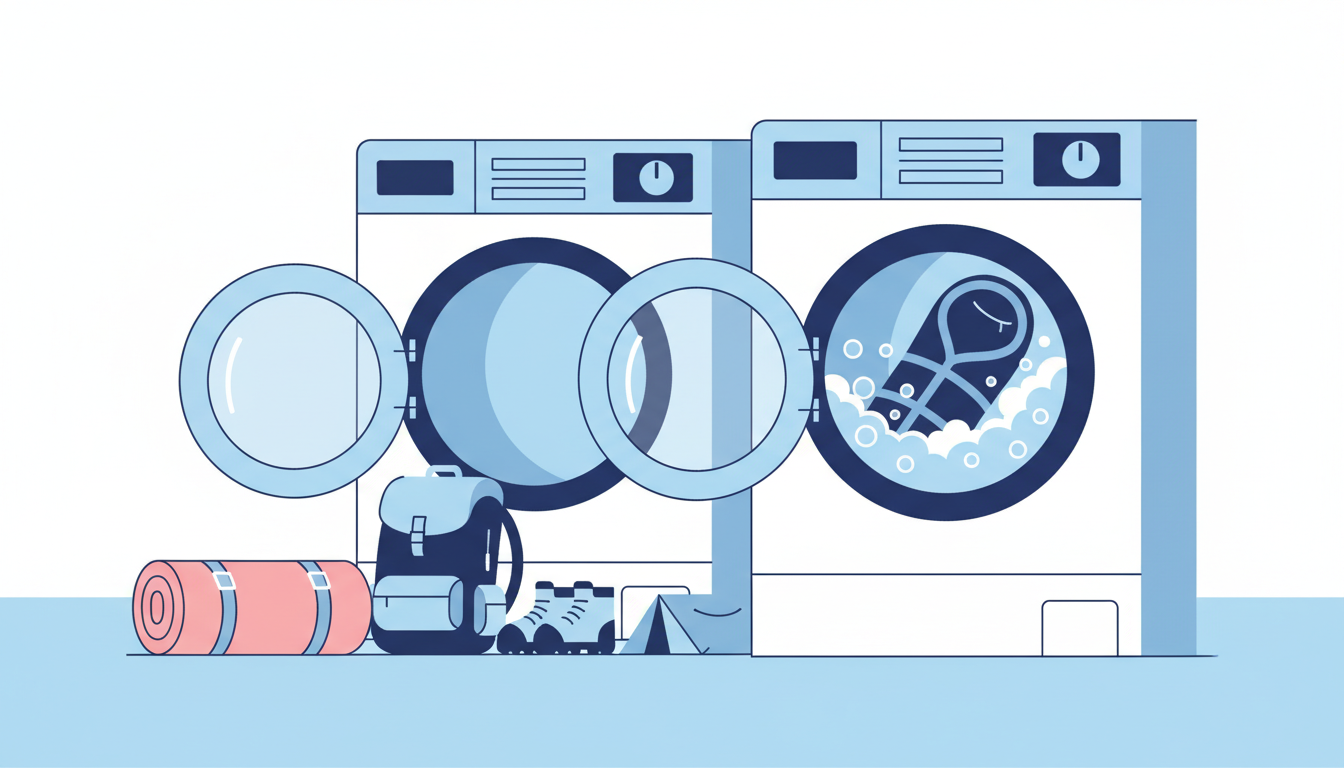 How to wash a sleeping bag