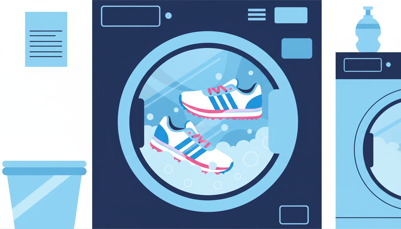How to wash sneakers at a laundromat