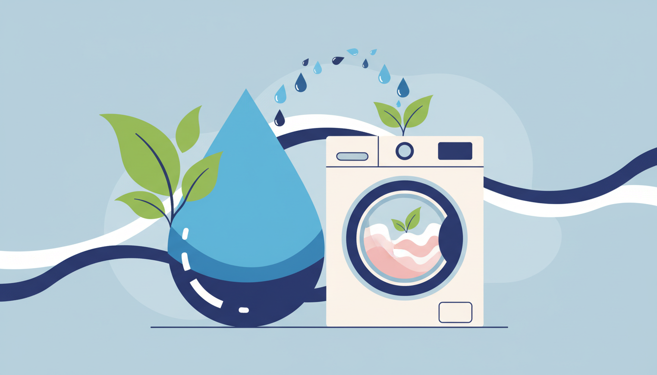 Save water by using a laundromat
