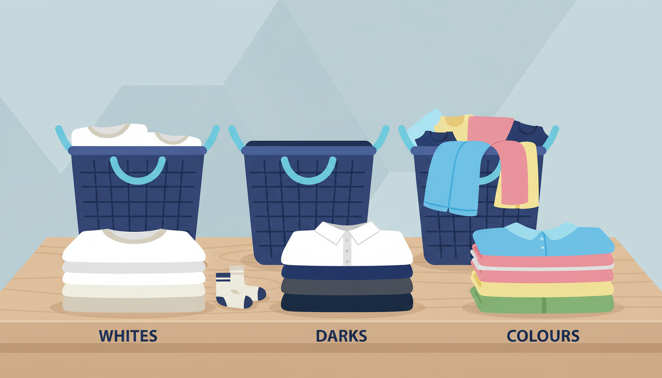 Laundry sorting guide